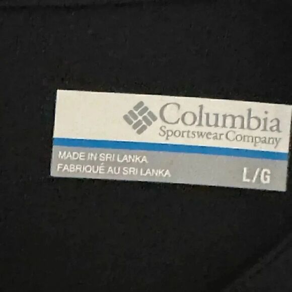 Columbia Fleece Men's 1/2 Zip Long Sleeves Solid Black  Shirt SZ XL #1857 - Picture 6 of 9